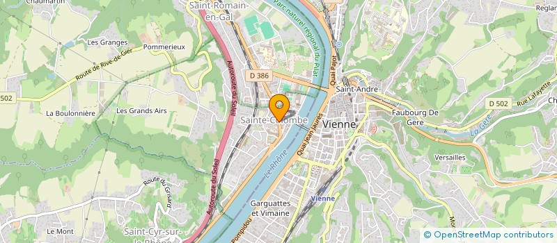 localisation de l'entreprise MONSIEUR ROMAIN FALCON  SAINTE-COLOMBE