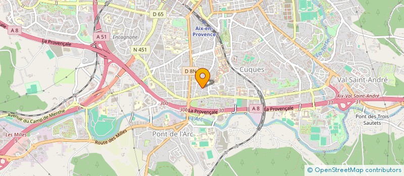 localisation de l'entreprise MONSIEUR ROMAIN FALGAIRETTE à AIX-EN-PROVENCE
