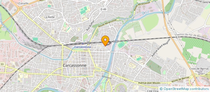localisation de l'entreprise MONSIEUR ROMAIN FANTACCINO à CARCASSONNE