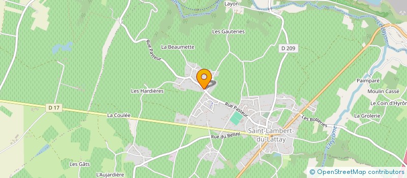 localisation de l'entreprise MONSIEUR ROMAIN FARDEAU  VAL-DU-LAYON