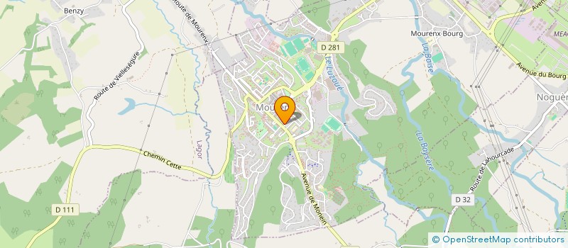 localisation de l'entreprise MONSIEUR ROMAIN FARDILHA  MOURENX