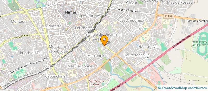 localisation de l'entreprise MONSIEUR ROMAIN FASQUEL  NIMES