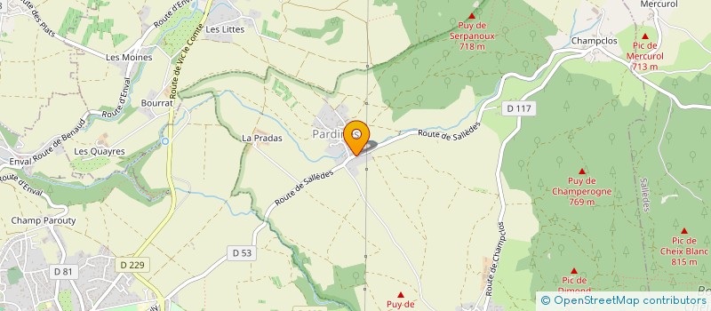 localisation de l'entreprise MONSIEUR ROMAIN FAUCHER  PIGNOLS