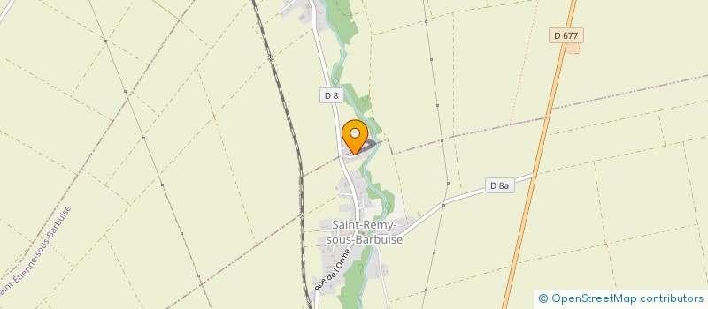 localisation de l'entreprise MONSIEUR ROMAIN FAUCHERON  SAINT-REMY-SOUS-BARBUISE