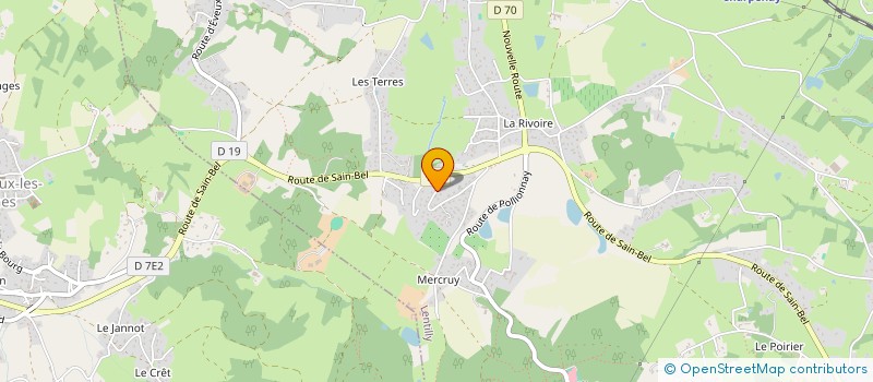 localisation de l'entreprise MONSIEUR ROMAIN FAURY  BULLY