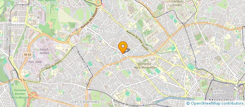 localisation de l'entreprise MONSIEUR ROMAIN FAVROT à MONTPELLIER