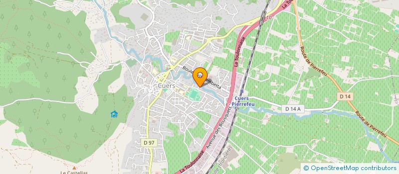 localisation de l'entreprise MONSIEUR ROMAIN FAVROT  CUERS