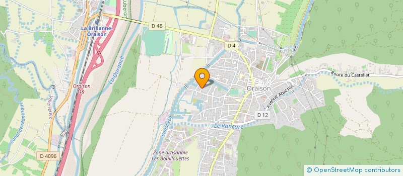 localisation de l'entreprise MONSIEUR ROMAIN FAYET  ORAISON