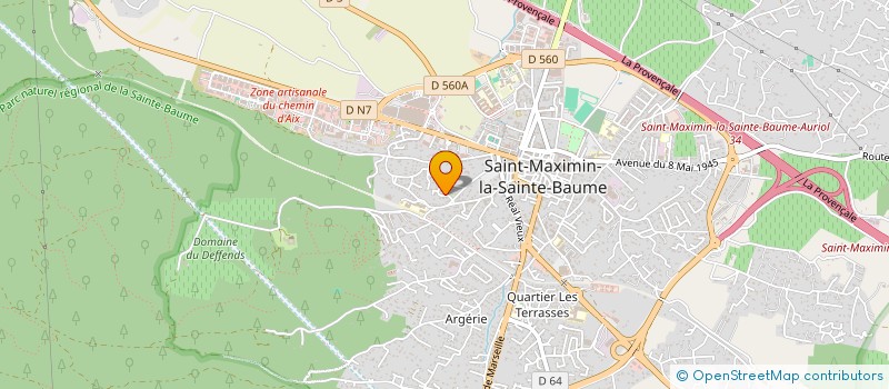 localisation de l'entreprise MONSIEUR ROMAIN FENIOU  SEILLONS SOURCE D'ARGENS