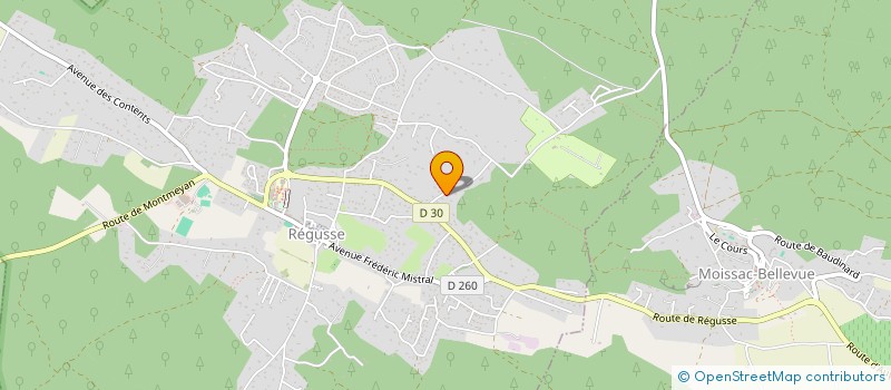localisation de l'entreprise MONSIEUR ROMAIN FERET à REGUSSE