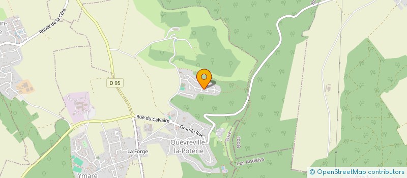 localisation de l'entreprise MONSIEUR ROMAIN FEREY  QUEVREVILLE-LA-POTERIE