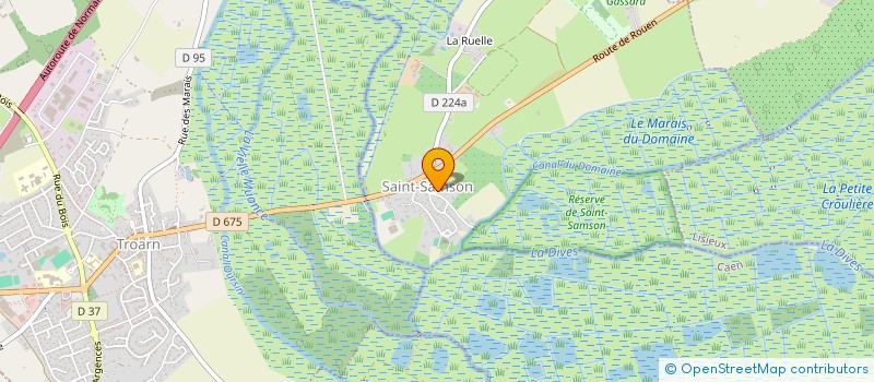 localisation de l'entreprise MONSIEUR ROMAIN FERRAND  SAINT-SAMSON