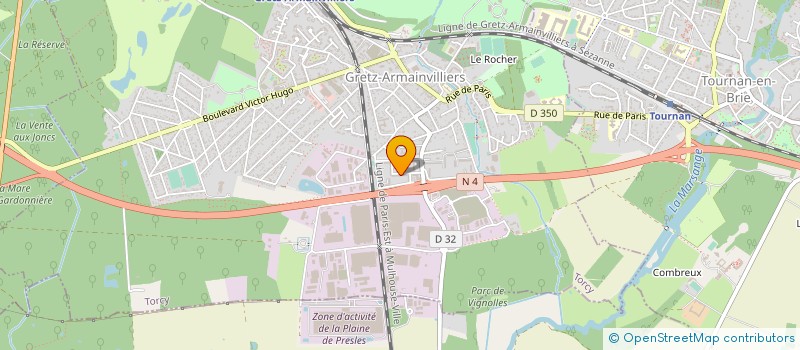 localisation de l'entreprise MONSIEUR ROMAIN FERREIRA  CHEVRY-COSSIGNY