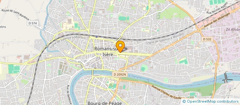 localisation de l'entreprise MONSIEUR ROMAIN FERROUILLAT  ROMANS-SUR-ISERE