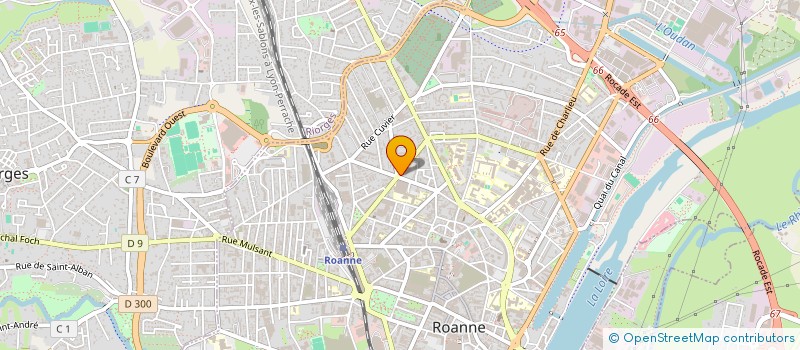 localisation de l'entreprise MONSIEUR ROMAIN FESSY  ROANNE