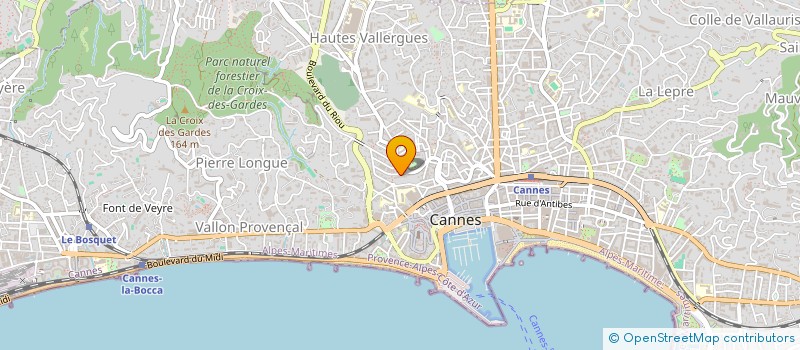 localisation de l'entreprise MONSIEUR ROMAIN FEUGUEUR ROTGES à CANNES