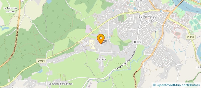localisation de l'entreprise MONSIEUR ROMAIN FEVRIER à BELLERIVE-SUR-ALLIER