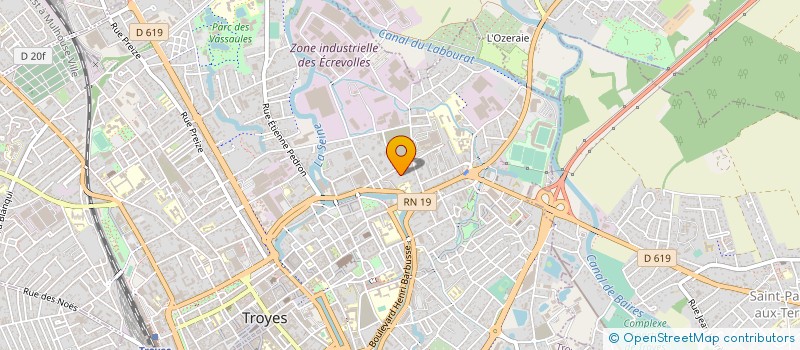localisation de l'entreprise MONSIEUR ROMAIN FILLAUDEAU à TROYES