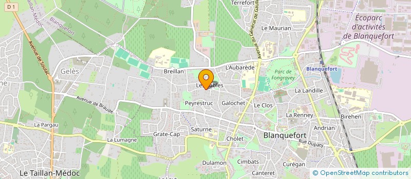 localisation de l'entreprise MONSIEUR ROMAIN FILLON à BLANQUEFORT