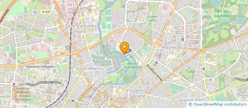 localisation de l'entreprise MONSIEUR ROMAIN FLAGEUL  RENNES