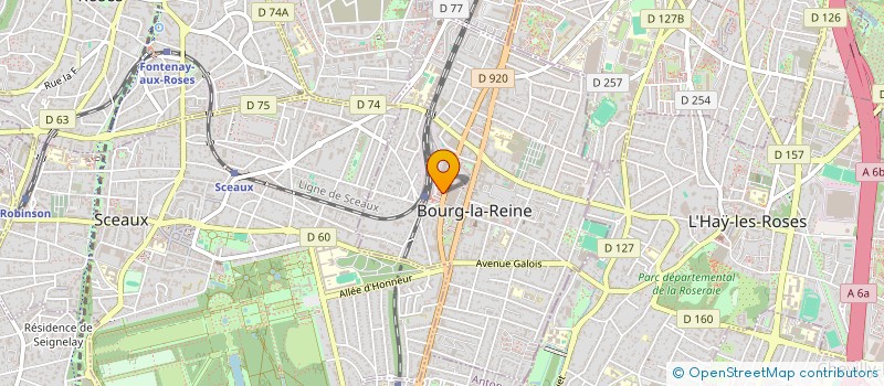 localisation de l'entreprise MONSIEUR ROMAIN FLEURY à BOURG-LA-REINE