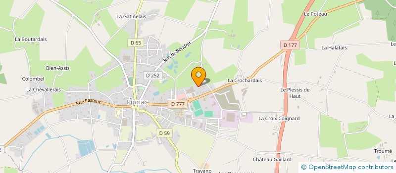 localisation de l'entreprise MONSIEUR ROMAIN FLOQUET  PIPRIAC