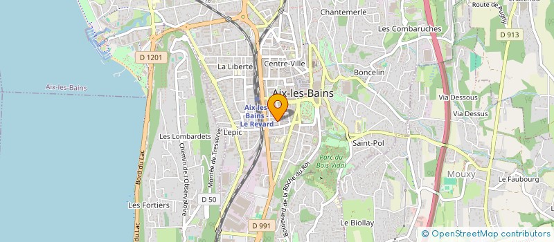 localisation de l'entreprise MONSIEUR ROMAIN FLORES  AIX-LES-BAINS