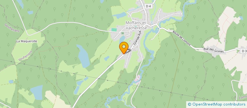 localisation de l'entreprise MONSIEUR ROMAIN FLUSIN  MOFFANS-ET-VACHERESSE