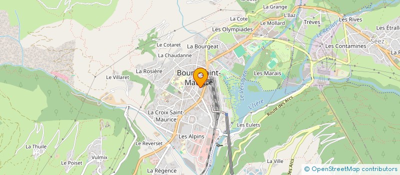 localisation de l'entreprise MONSIEUR ROMAIN FOLZAN à BOURG-SAINT-MAURICE