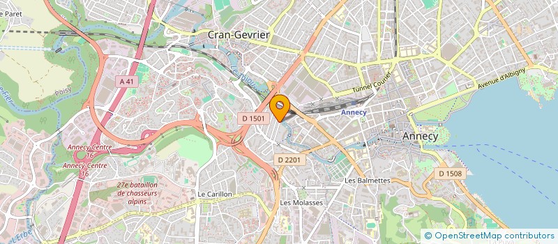 localisation de l'entreprise MONSIEUR ROMAIN FONTAINE  ANNECY