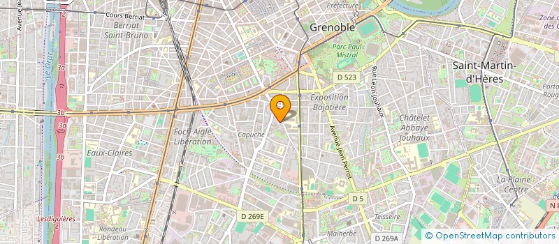 localisation de l'entreprise MONSIEUR ROMAIN FONTAINE à GRENOBLE