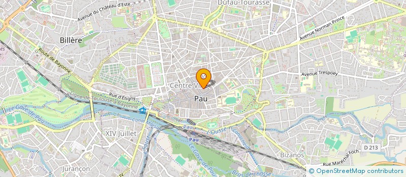 localisation de l'entreprise MONSIEUR ROMAIN FONTALIVE à PAU
