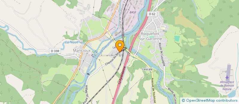 localisation de l'entreprise MONSIEUR ROMAIN FORCADA  ROQUEFORT-SUR-GARONNE