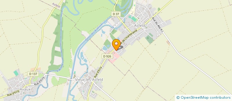 localisation de l'entreprise MONSIEUR ROMAIN FOSSIER  ASFELD