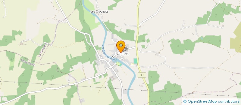 localisation de l'entreprise MONSIEUR ROMAIN FOUCAULT  NALLIERS