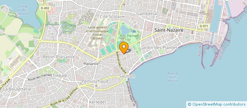 localisation de l'entreprise MONSIEUR ROMAIN FOUCHER  SAINT-NAZAIRE