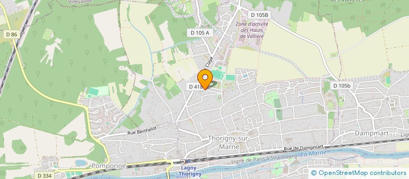 localisation de l'entreprise MONSIEUR ROMAIN FOUILLEUX  THORIGNY-SUR-MARNE