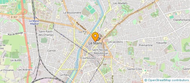 localisation de l'entreprise MONSIEUR ROMAIN FOUQUET  LE MANS