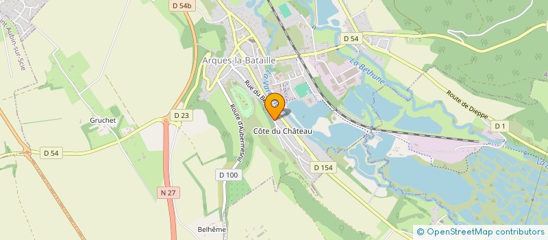 localisation de l'entreprise MONSIEUR ROMAIN FOURNIER  AMBRUMESNIL