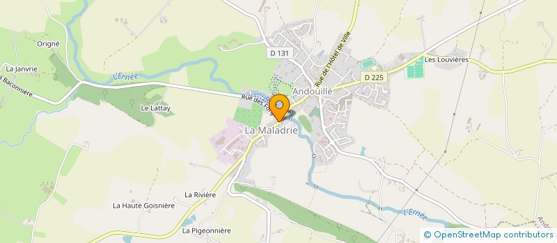 localisation de l'entreprise MONSIEUR ROMAIN FOURNIER  SAINT-JEAN-SUR-MAYENNE