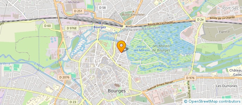 localisation de l'entreprise MONSIEUR ROMAIN FOURNIER  BOURGES