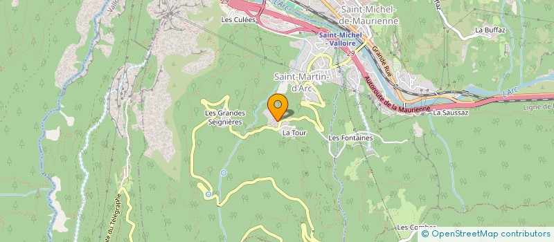 localisation de l'entreprise MONSIEUR ROMAIN FRAIZE  SAINT-MARTIN-D'ARC