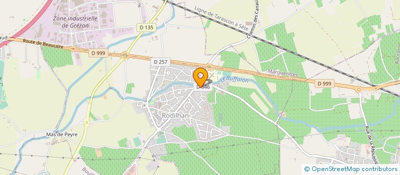 localisation de l'entreprise MONSIEUR ROMAIN FRANCE  RODILHAN