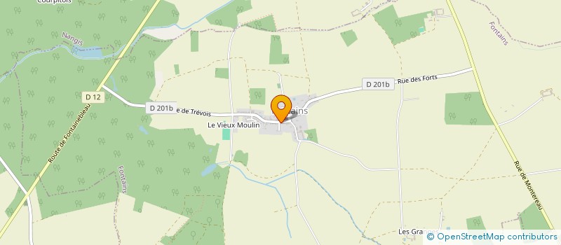 localisation de l'entreprise MONSIEUR ROMAIN FRANCOIS  FONTAINS