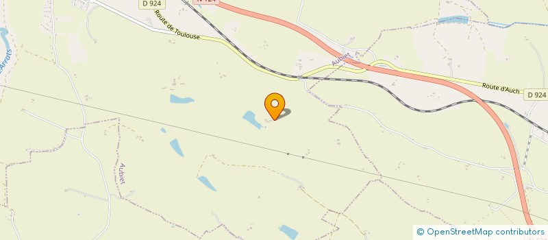 localisation de l'entreprise MONSIEUR ROMAIN FRATUS  AUBIET