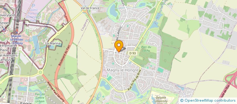 localisation de l'entreprise MONSIEUR ROMAIN FREDERICO  MAGNY-LE-HONGRE