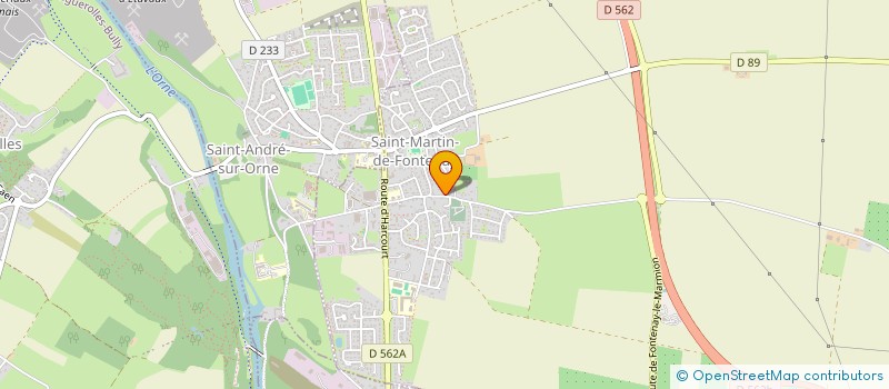 localisation de l'entreprise MONSIEUR ROMAIN FRITSCHE  SAINT-MARTIN-DE-FONTENAY