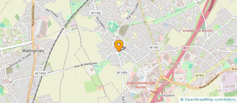 localisation de l'entreprise MONSIEUR ROMAIN FRUCHART  FACHES-THUMESNIL