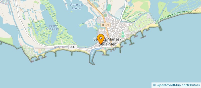 localisation de l'entreprise MONSIEUR ROMAIN FUGIER à SAINTES-MARIES-DE-LA-MER