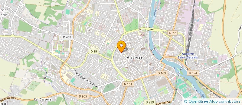 localisation de l'entreprise MONSIEUR ROMAIN FUHRMANN à AUXERRE
